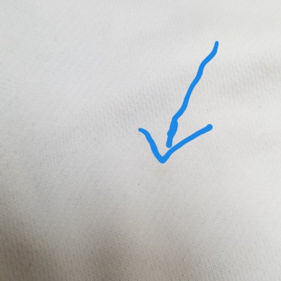 White sequined Hood Sweat Shirt - Picture 6 of 8